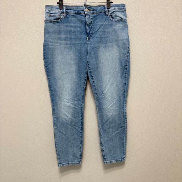 Lauren Ralph Lauren High-Rise Skinny Ankle Jean - 16W - Picture 2 of 9